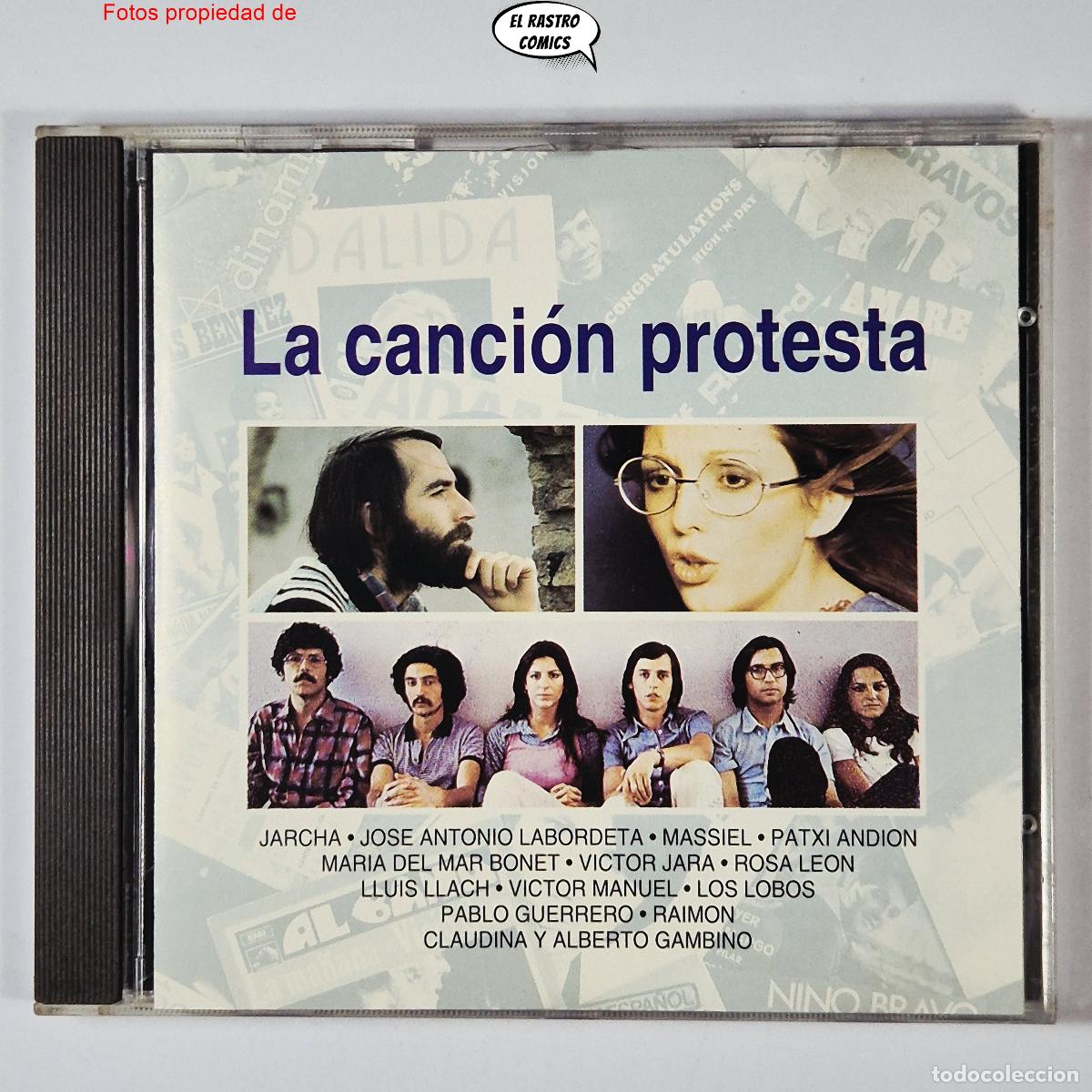 CDs de m&uacute;sica: La Canci&oacute;n Protesta, La M&uacute;sica de tu Vida, 18 temas, Planeta Agostini 1993, excelente estado