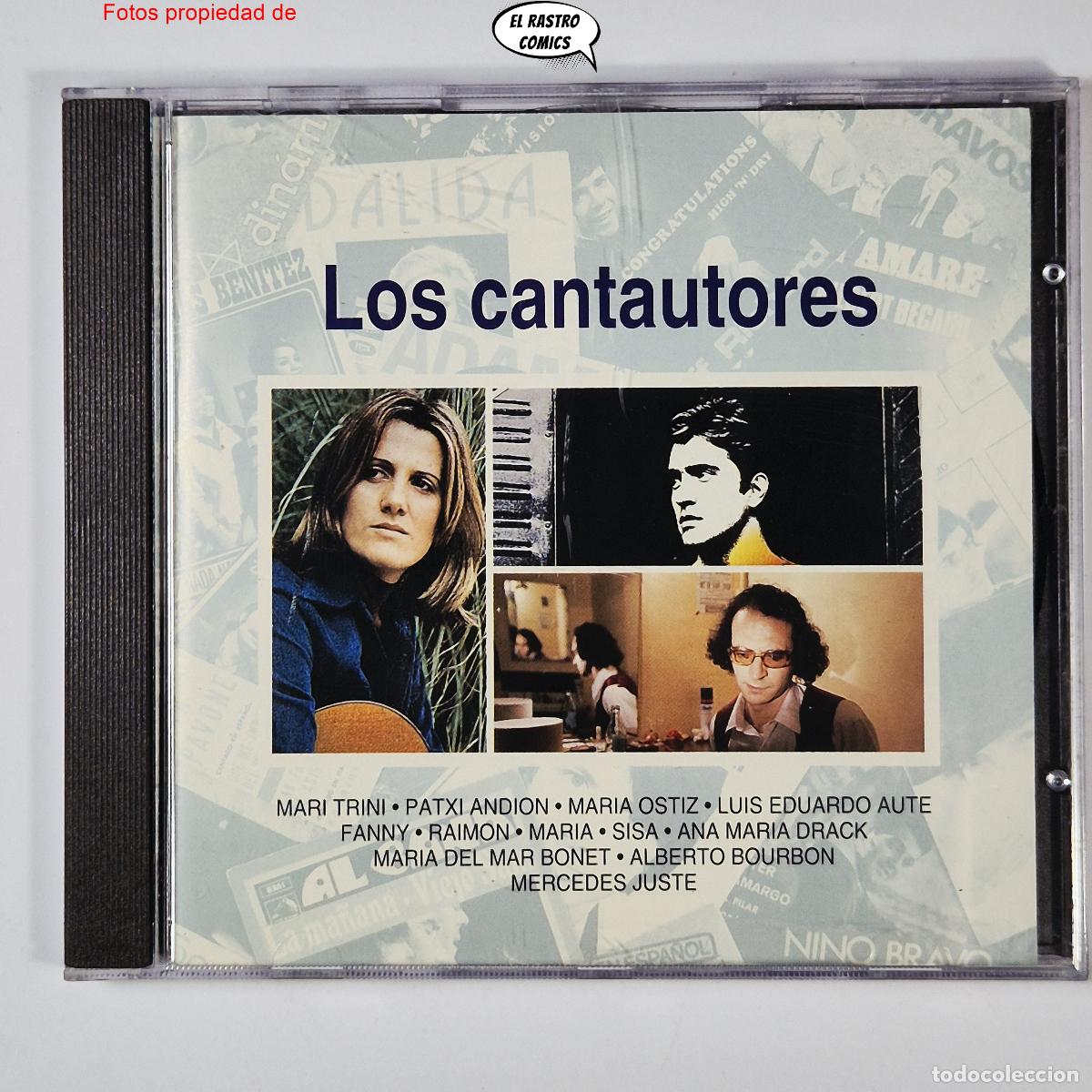 CDs de m&uacute;sica: Los Cantautores, La M&uacute;sica de tu Vida, 18 temas, Planeta Agostini 1993, excelente estado