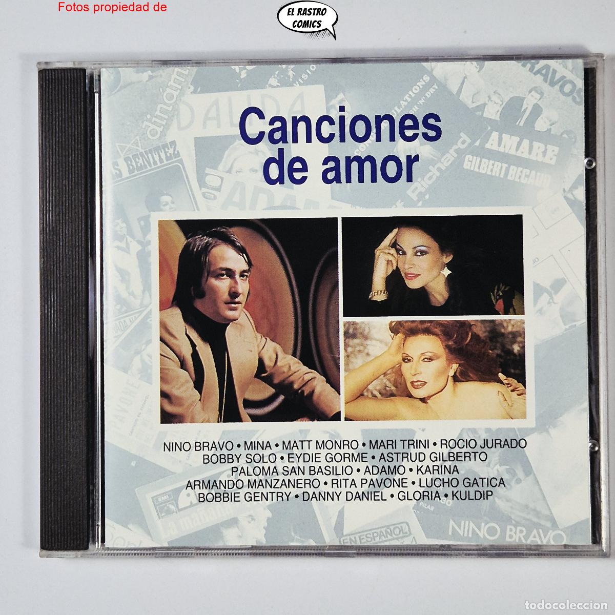 CDs de m&uacute;sica: Canciones de Amor, La M&uacute;sica de tu Vida, 19 temas, Planeta Agostini 1992, excelente estado