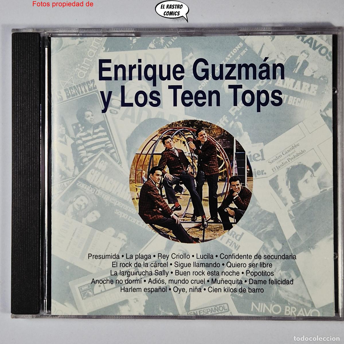 CDs de m&uacute;sica: Enrique Guzm&aacute;n y Los Teen Tops, La M&uacute;sica de tu Vida, Planeta Agostini 1993, excelente estado
