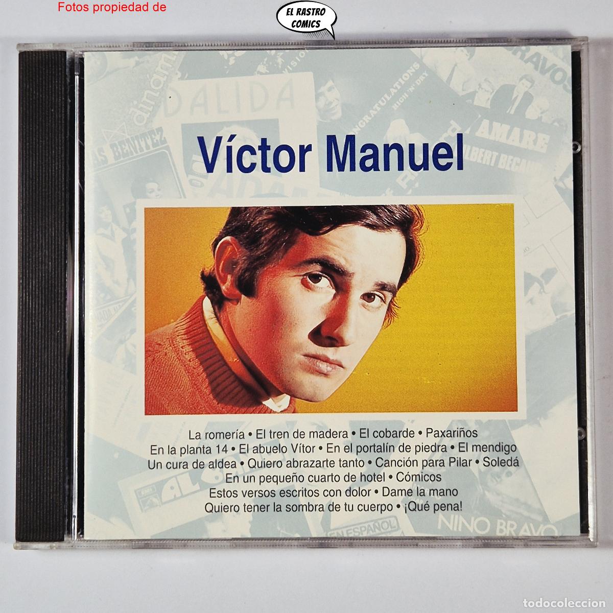 CDs de m&uacute;sica: V&iacute;ctor Manuel, La M&uacute;sica de tu Vida, 18 temas, Planeta Agostini 1993, excelente estado