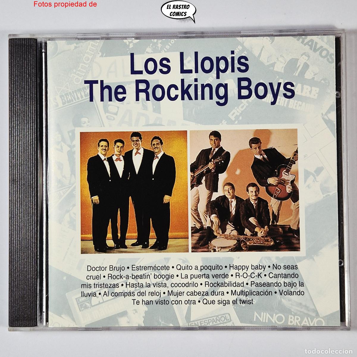 CDs de m&uacute;sica: Los Llopis, The Rocking Boys, La M&uacute;sica de tu Vida, 18 temas, Planeta Agostini 1992 excelente estado