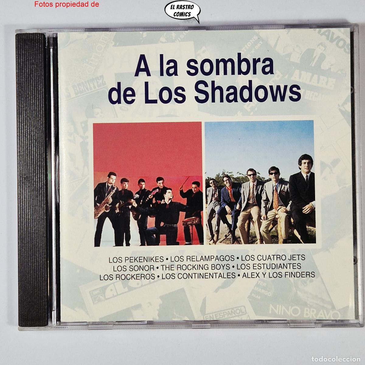 CDs de m&uacute;sica: A la sombra de Los Shadows, La M&uacute;sica de tu Vida, 18 temas, Planeta Agostini 1993, excelente estado