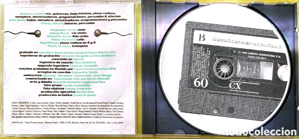 CDs de m&uacute;sica: CD Soda Stereo - Sue&ntilde;o Stereo - Foto 2