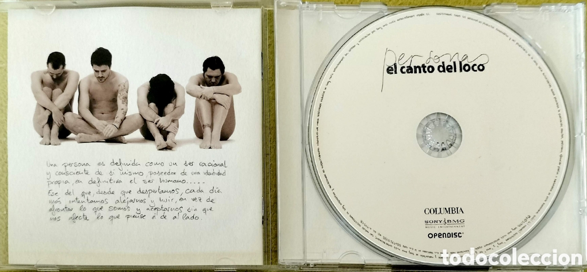 CDs de m&uacute;sica: CD El Canto Del Loco - Personas - Foto 2
