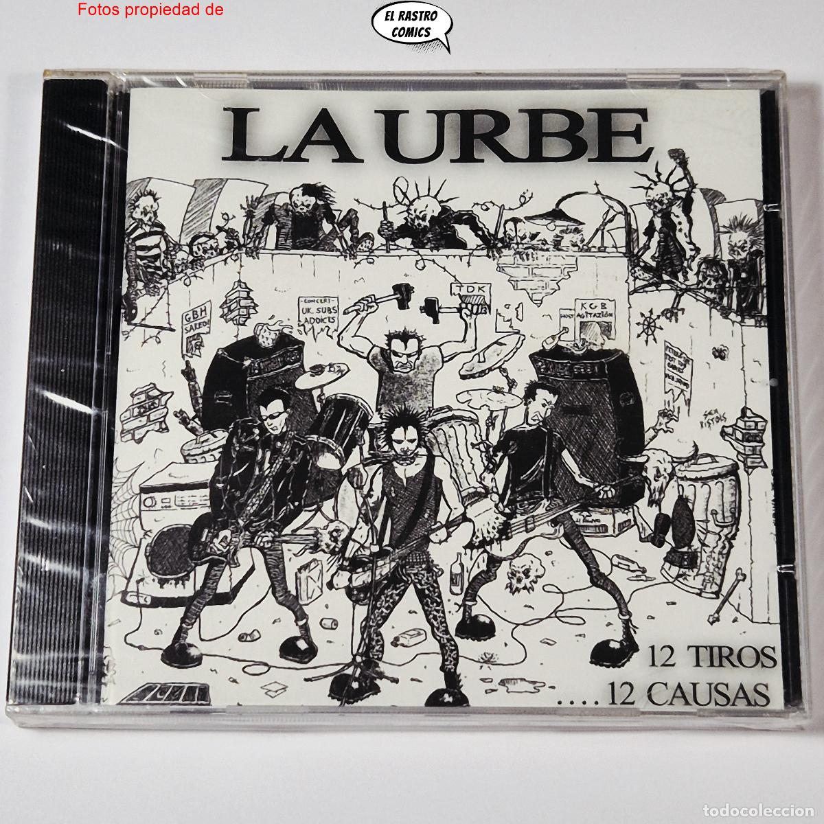 CDs de m&uacute;sica: La Urbe, 12 tiros, 12 Causas, CD precintado, Kamilosetas Muskaria 2007, Punk Rock