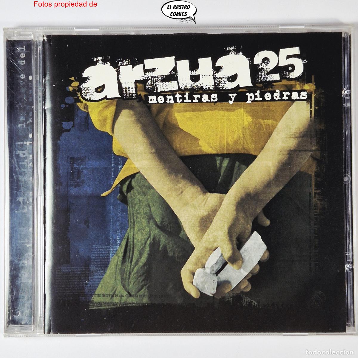 CDs de m&uacute;sica: Arzua 25, Mentiras y Piedras CD Sentimientos kontra el poder, Punk Rock de Valencia excelente estado