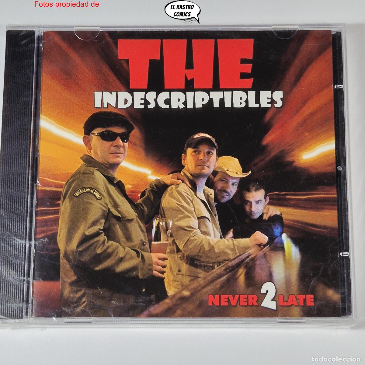 CDs de m&uacute;sica: The Indescriptibles, Never 2 Late, CD precintado, Contrase&ntilde;a 2011, Pop Rock