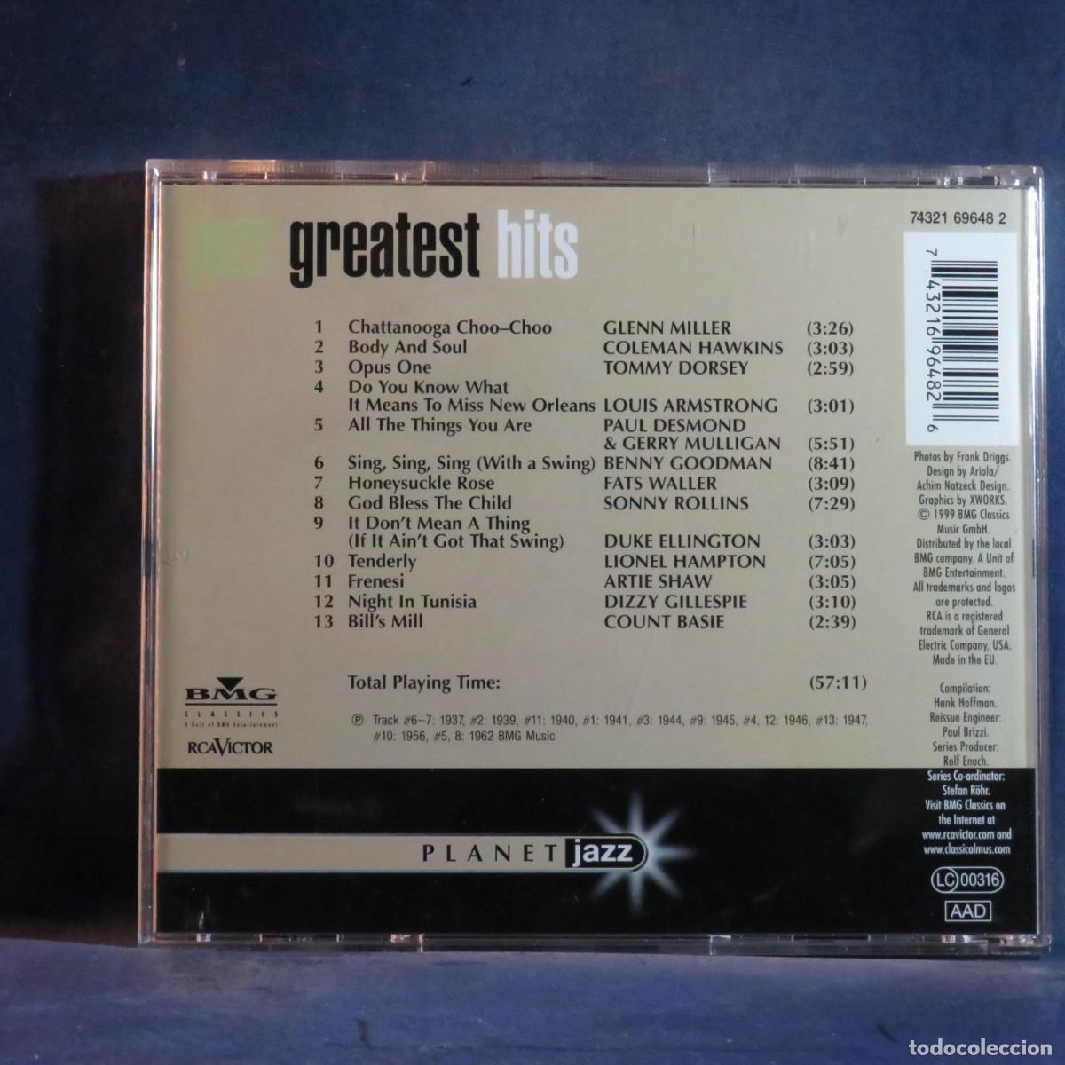 CDs de m&uacute;sica: VARIOS - JAZZ GREATEST HITS - CD - Foto 2