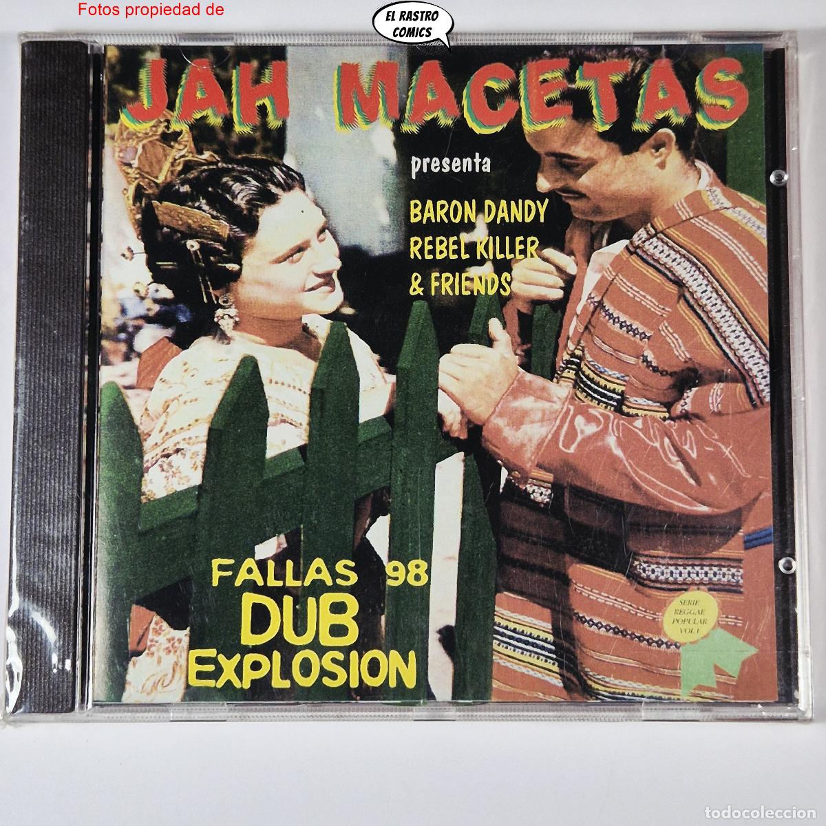 CDs de m&uacute;sica: Jah Macetas, Fallas 98 Dub Explosion, Baron Dandy, Rebel Killer & Friends CD precintado Subterr&aacute;neo