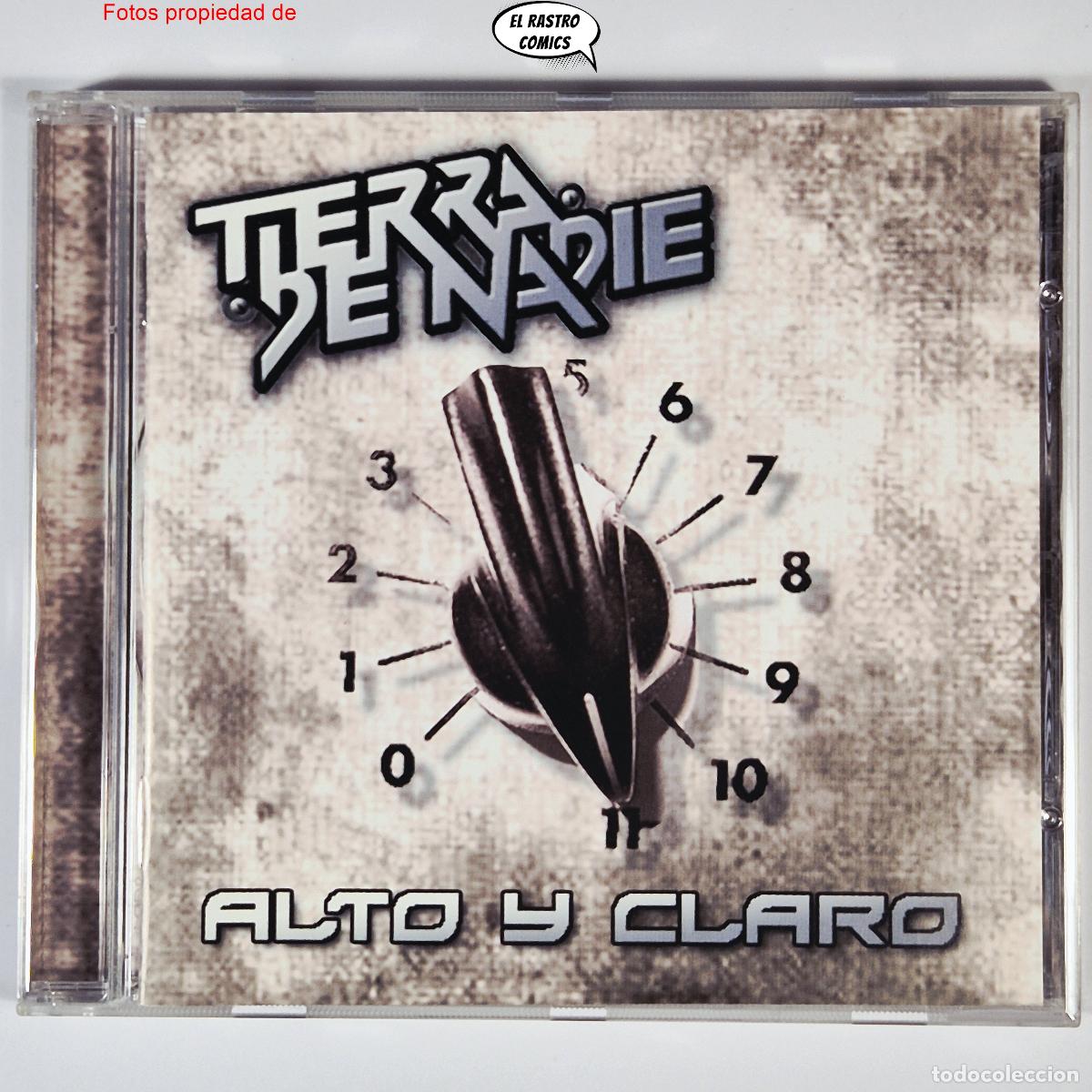 CDs de m&uacute;sica: Tierra De Nadie, Alto y claro, CD a&ntilde;o 2007, banda de Gij&oacute;n, metal espa&ntilde;ol