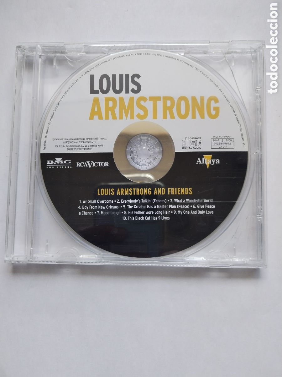CDs de m&uacute;sica: CD LOUIS ARMSTRONG AND FRIENDS
