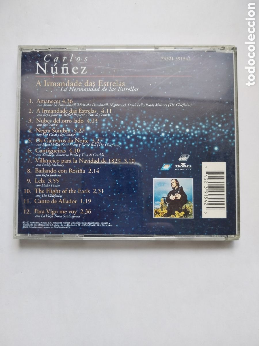 CDs de m&uacute;sica: CD CARLOS NU&Ntilde;EZ/A IRMANDADE DAS ESTRELAS - Foto 3