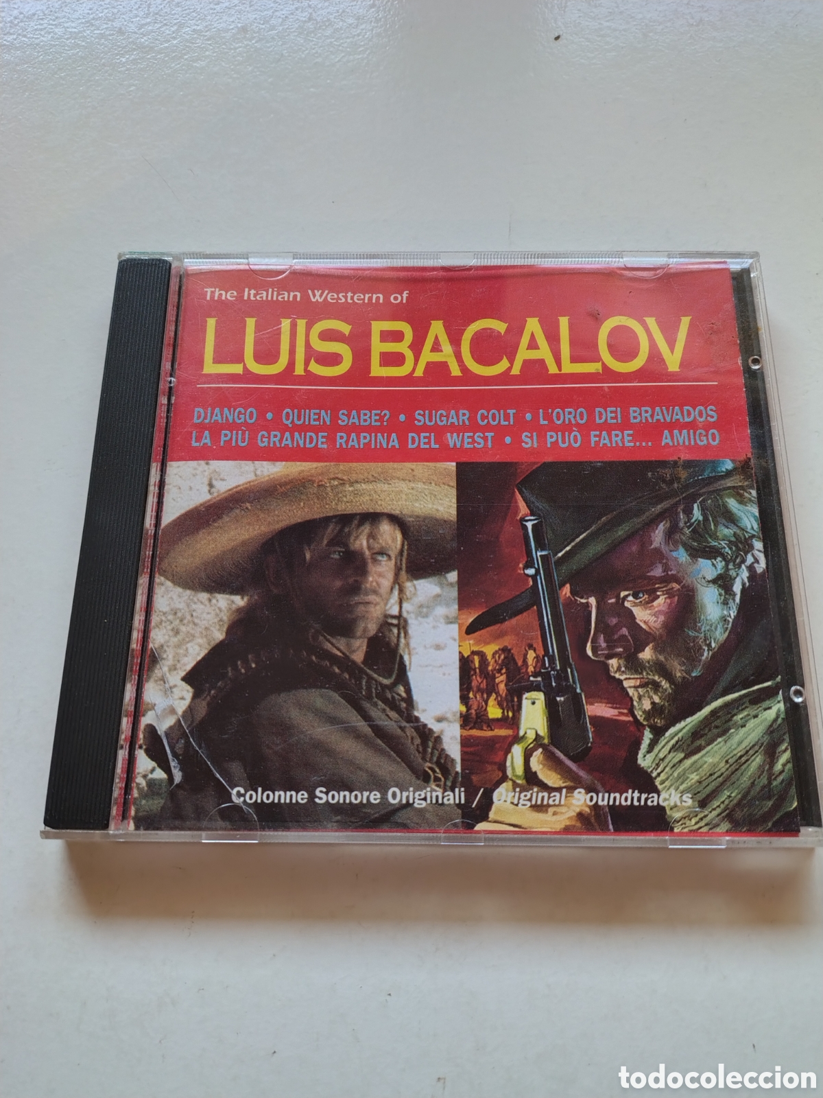 CDs de m&uacute;sica: LUIS BACALOV The Italian Western Of ( VIVI MUSICA ITALIA ) DJANGO , ETC