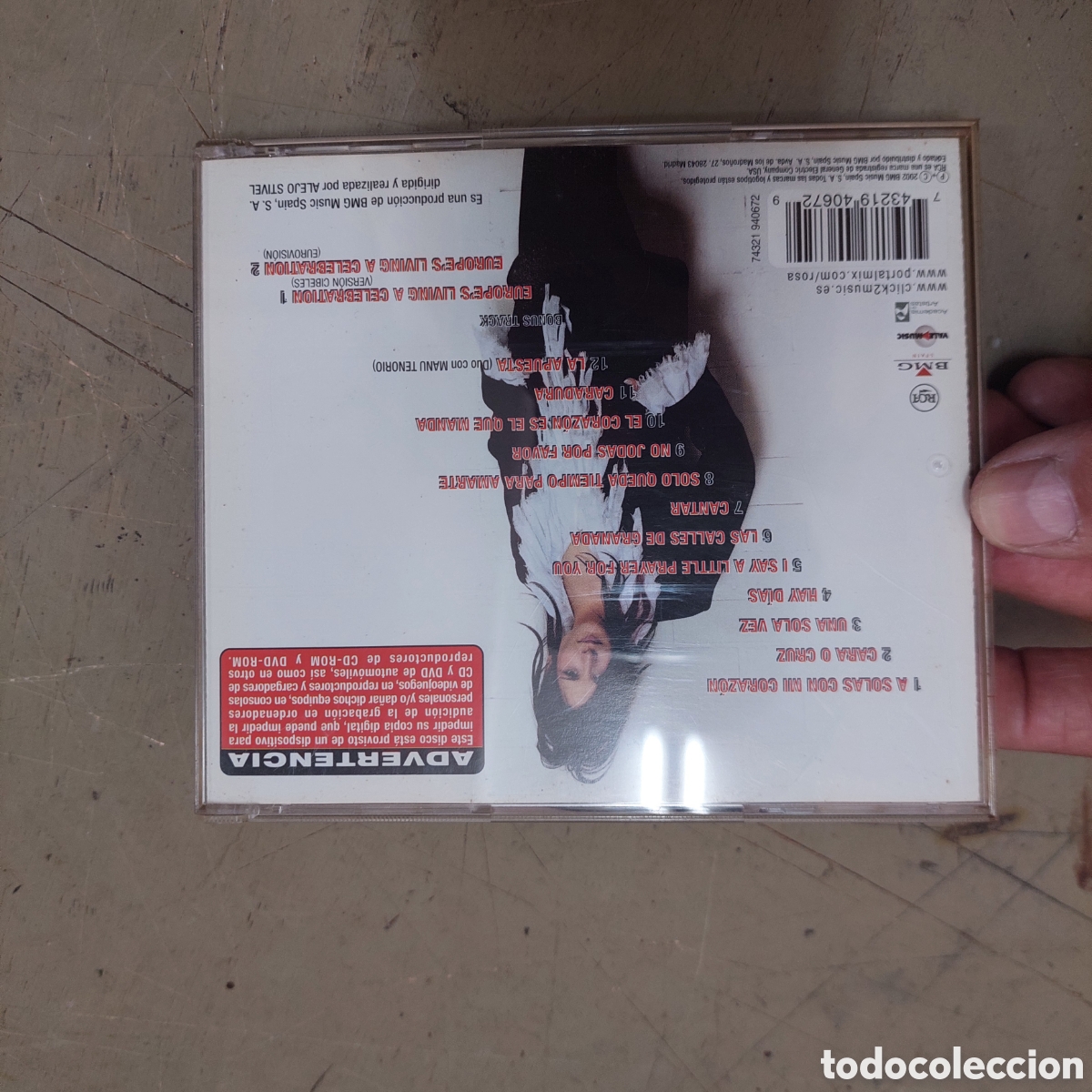 CDs de m&uacute;sica: CD Rosa L&oacute;pez 2002 O.T. - Foto 2