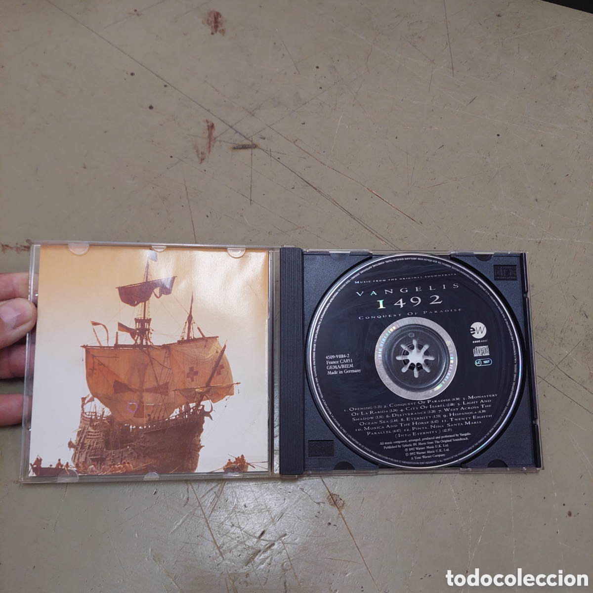 CDs de m&uacute;sica: CD Vangelis. La conquista - Foto 4