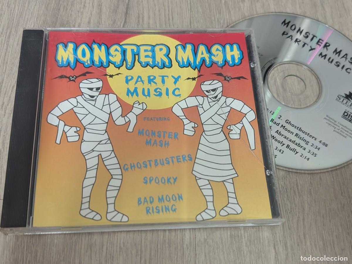 CDs de m&uacute;sica: MONSTER MASH - PARTY MUSIC ..CD CON LOS MEJORES TEMAS PARA FIESTAS DE HALOWEEN - U.S.A - STERLING