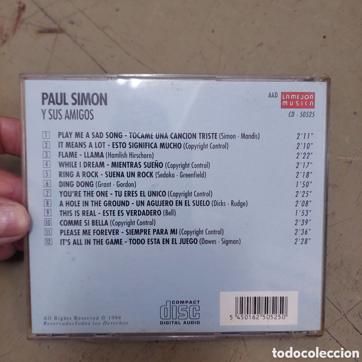 CDs de m&uacute;sica: CD Paul Simon y sus amigos - Foto 2