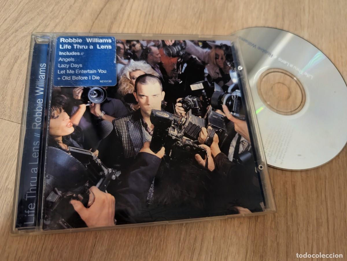 CDs de m&uacute;sica: ROBBIE WILLIAMS - LIFE THRU A LENS ..CD CON LIBRETO - CRYSALES RECORD DE 1997 - INCL. ANGELS