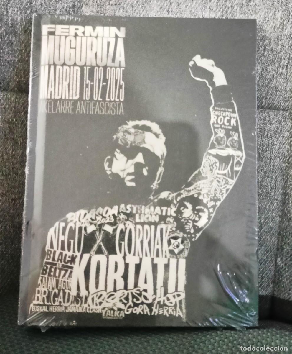 CDs de m&uacute;sica: PRECINTADO Ferm&iacute;n Muguruza - AKelarre Antifascista . 2 CDs+libro . Kortatu Negi Gorriak