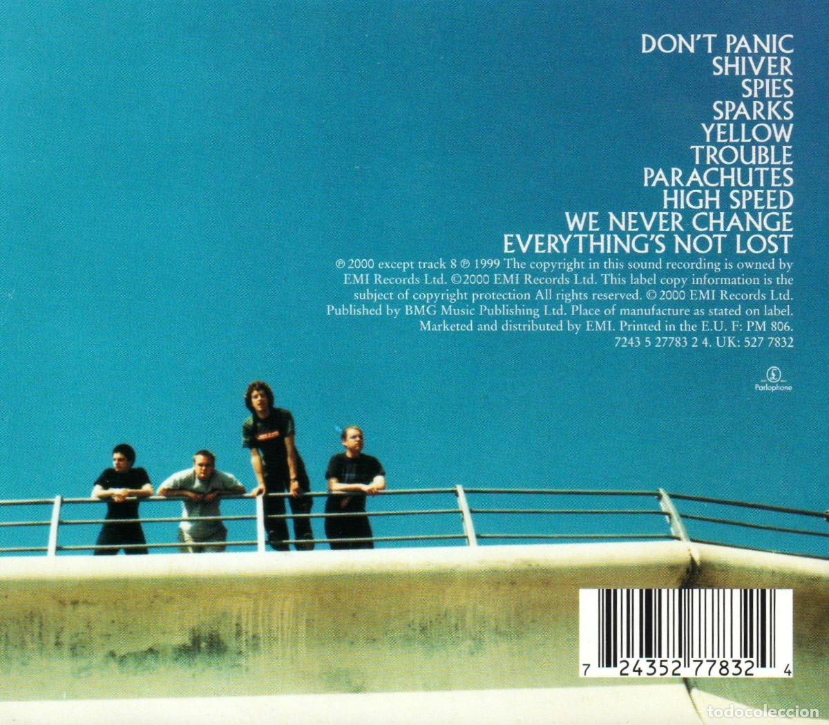 CDs de m&uacute;sica: �G713 - COLDPLAY. PARACHUTES. CD. - Foto 2
