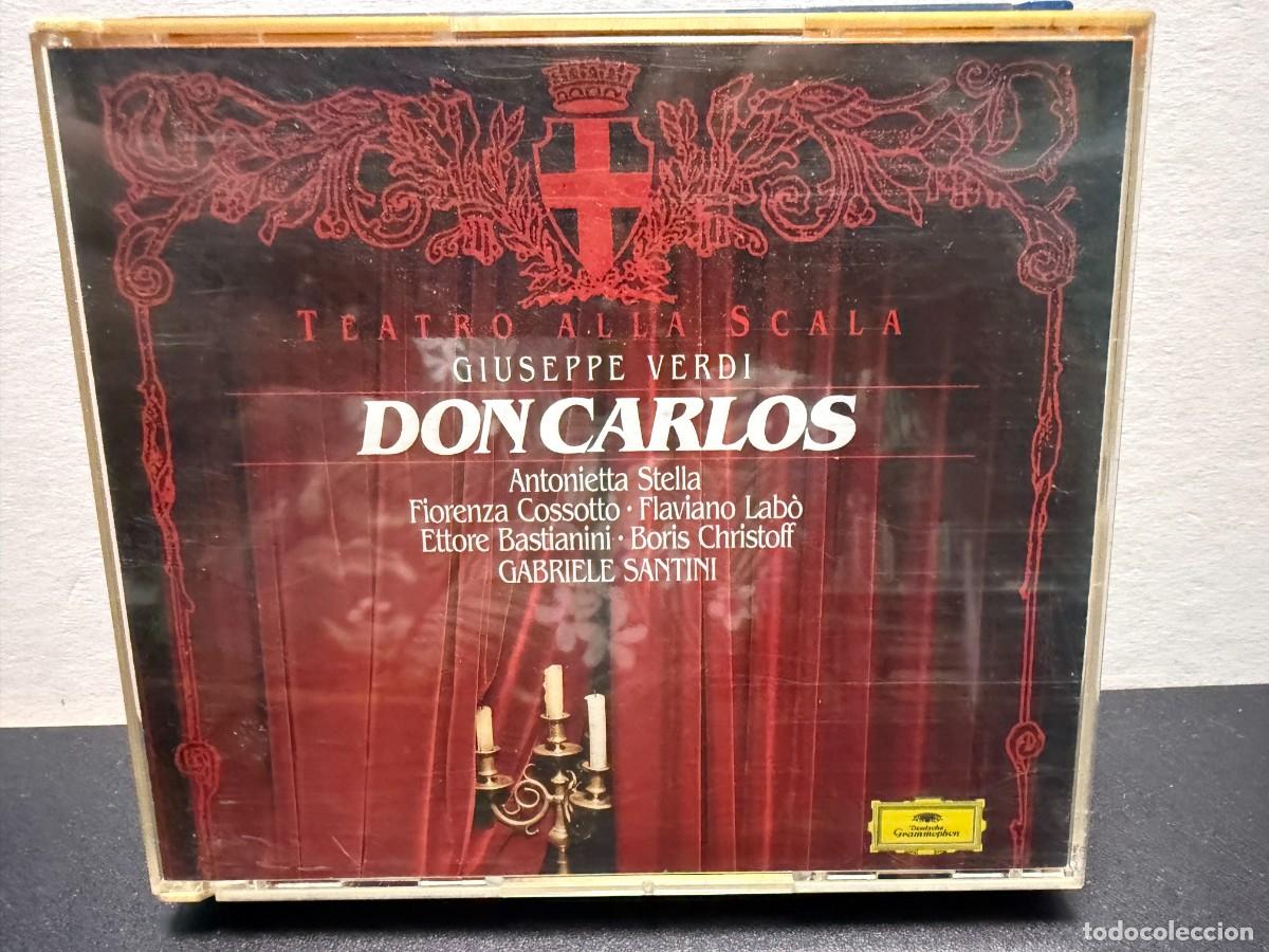 CDs de m&uacute;sica: Verdi - Gabriele Santini &bull; Teatro Alla Scala - Don Carlos (3xCD)