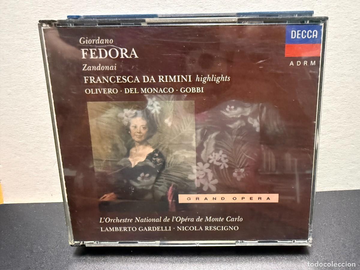 CDs de m&uacute;sica: Giordano - Lamberto Gardelli - Fedora (2xCD) - Foto 1
