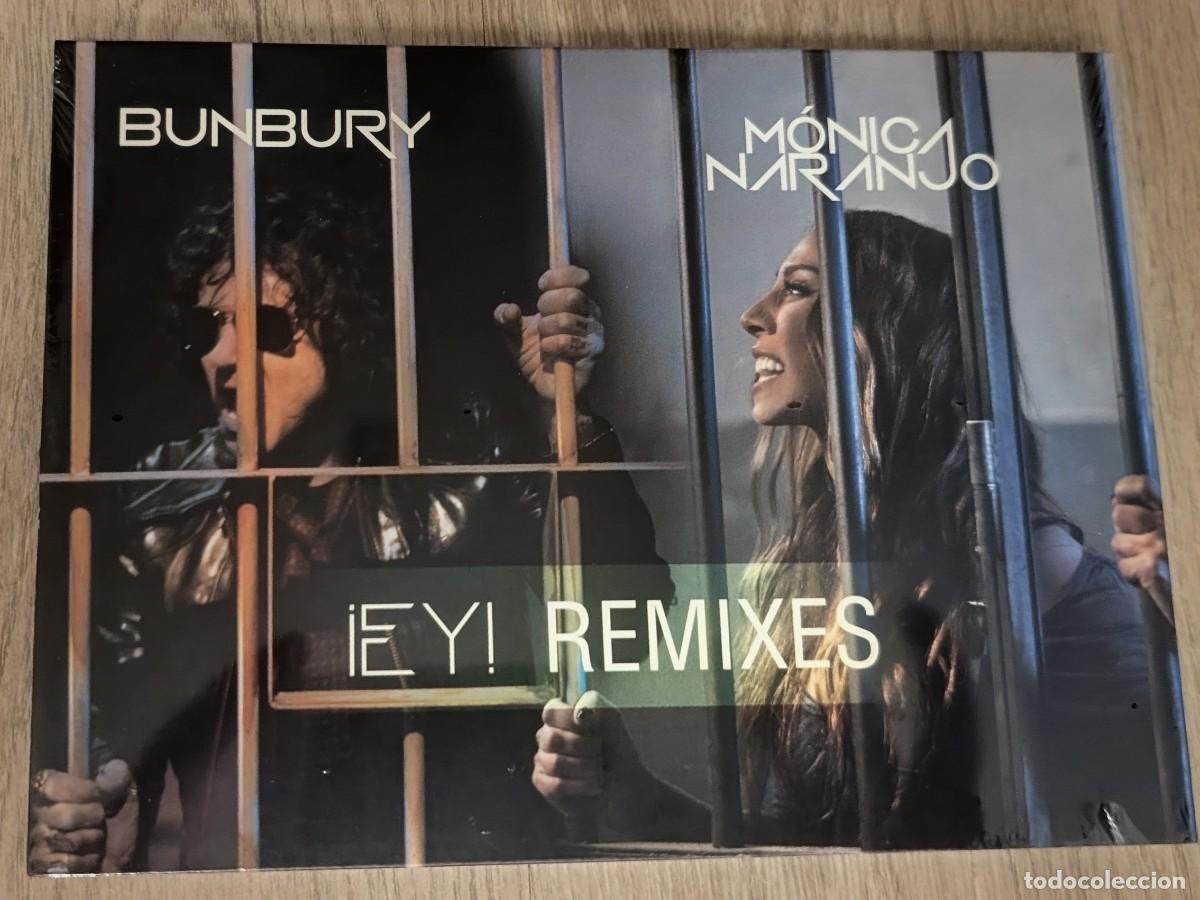 CDs de m&uacute;sica: BUNBURY & MONICA NARANJO - &iexcl; HEY ! - REMIXES .. CD - EDICION ESPECIAL 10 REMIXES - 2022 - PRECINTADO