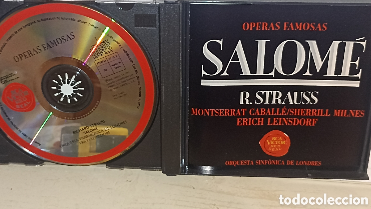 CDs de m&uacute;sica: SALOME 2cd + libreto - R. STRAUSS - Foto 2