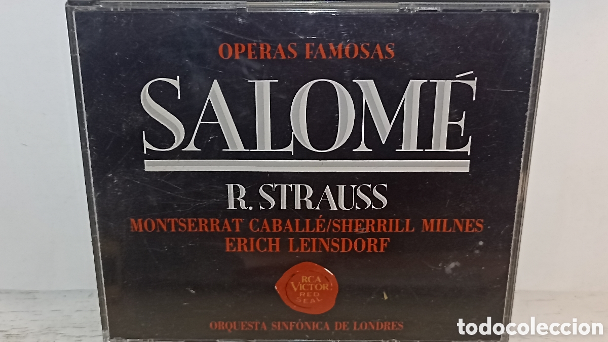 CDs de m&uacute;sica: SALOME 2cd + libreto - R. STRAUSS