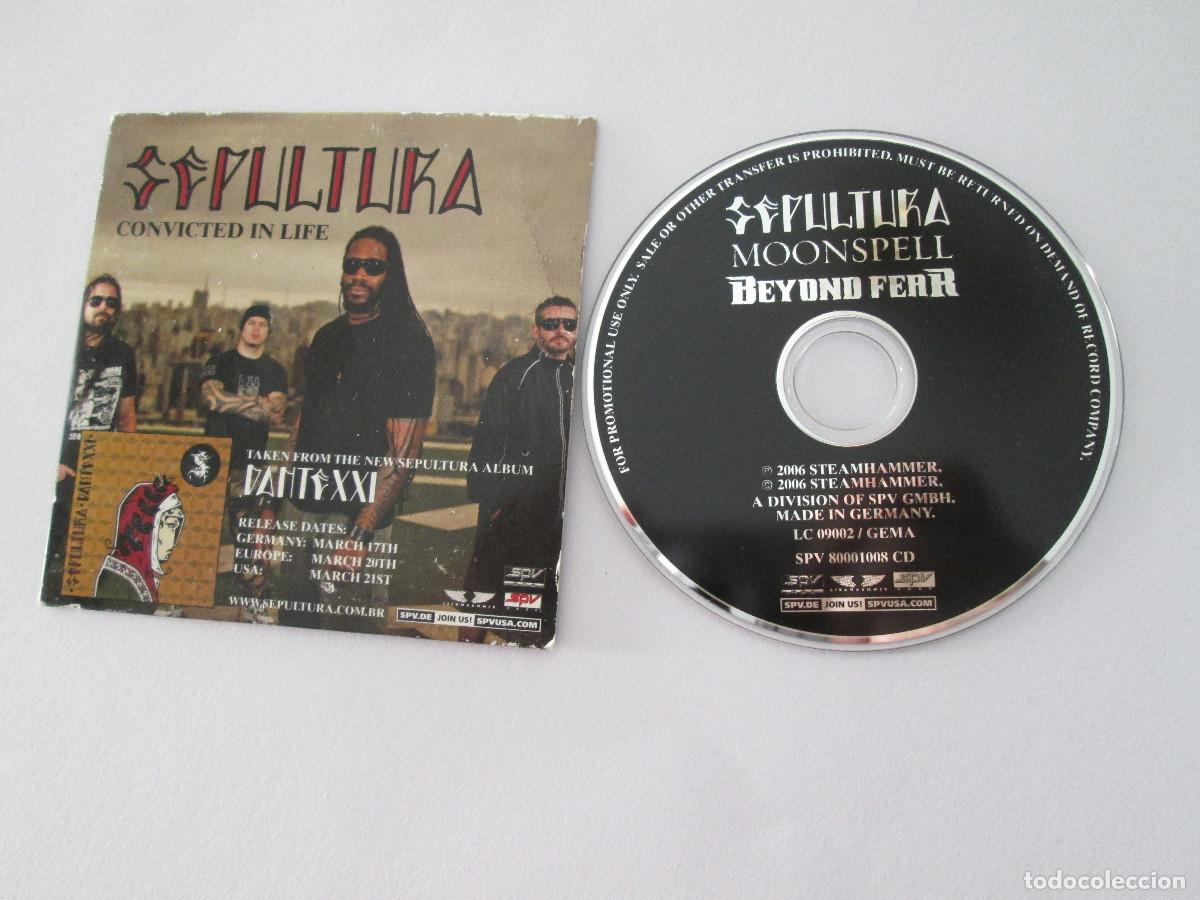 CDs de m&uacute;sica: CD SEPULTURA - CONVICTED IN LIFE - MINI SINGLE - FUNDA CARTON - 8X8