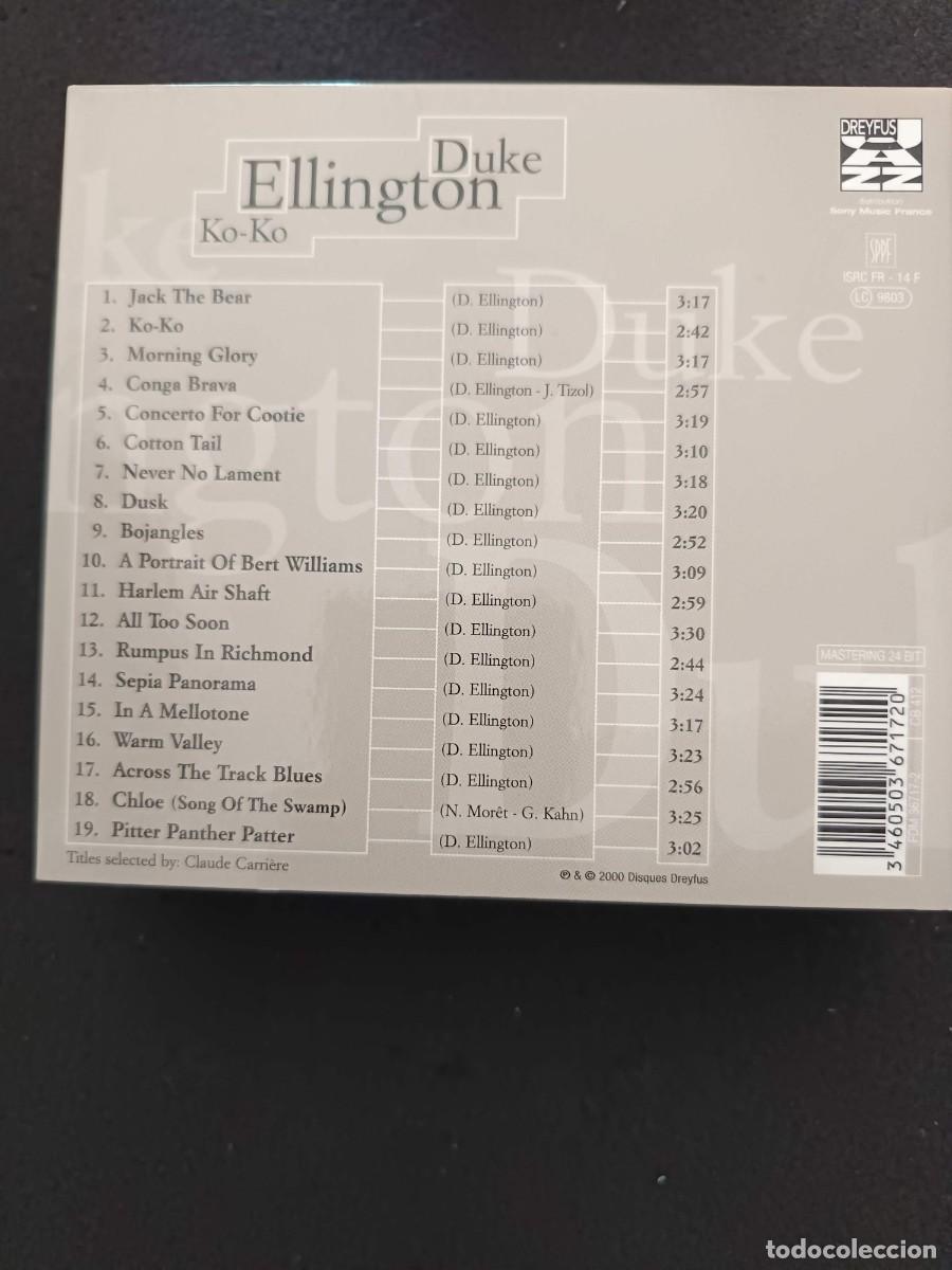 CDs de m&uacute;sica: DUKE ELLINGTON: KO-KO - Foto 2