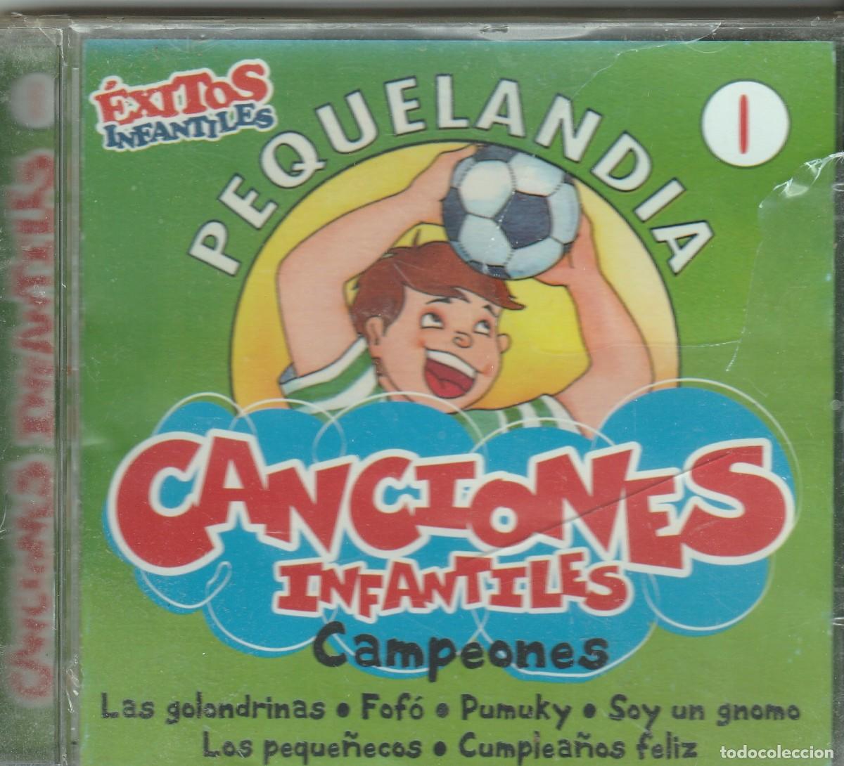 CDs de m&uacute;sica: CANCIONES INFANTILES CAMPEONES VL 1 PEQUELANDIA CD