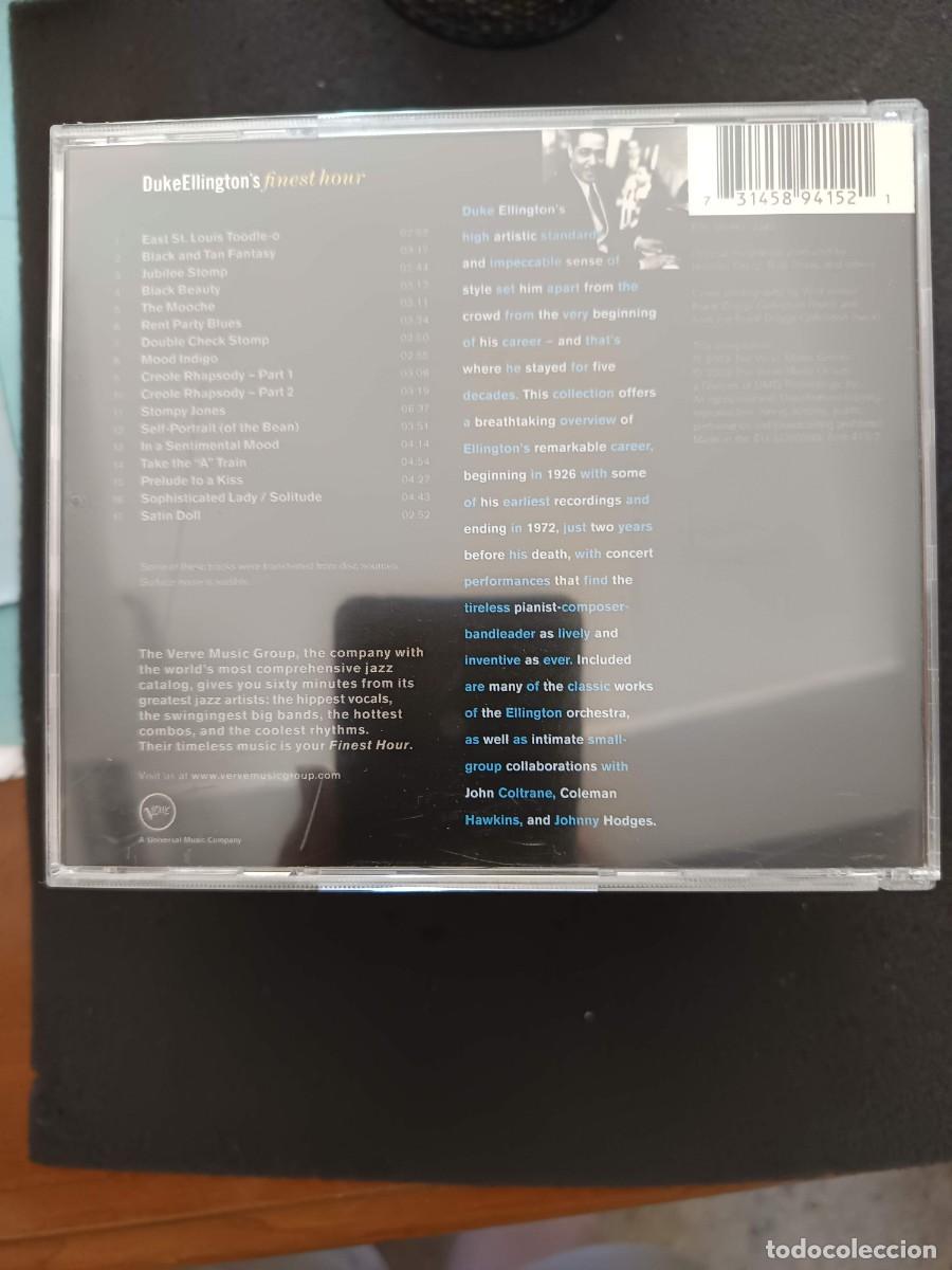 CDs de m&uacute;sica: DUKE ELLINGTONS FINEST HOUR - Foto 2
