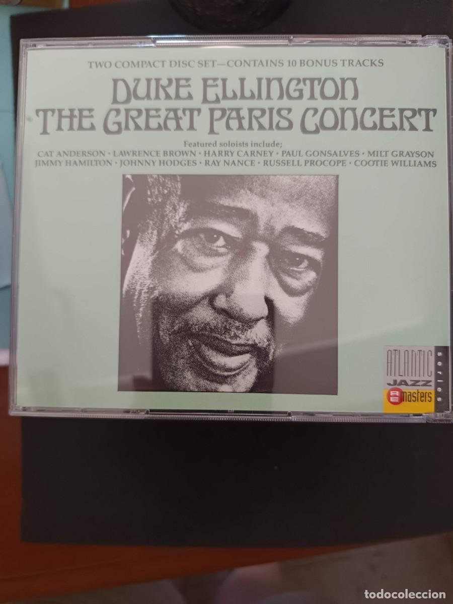 CDs de m&uacute;sica: 2 CD. DUKE ELLINGTON. THE GREAT PARIS CONCERT