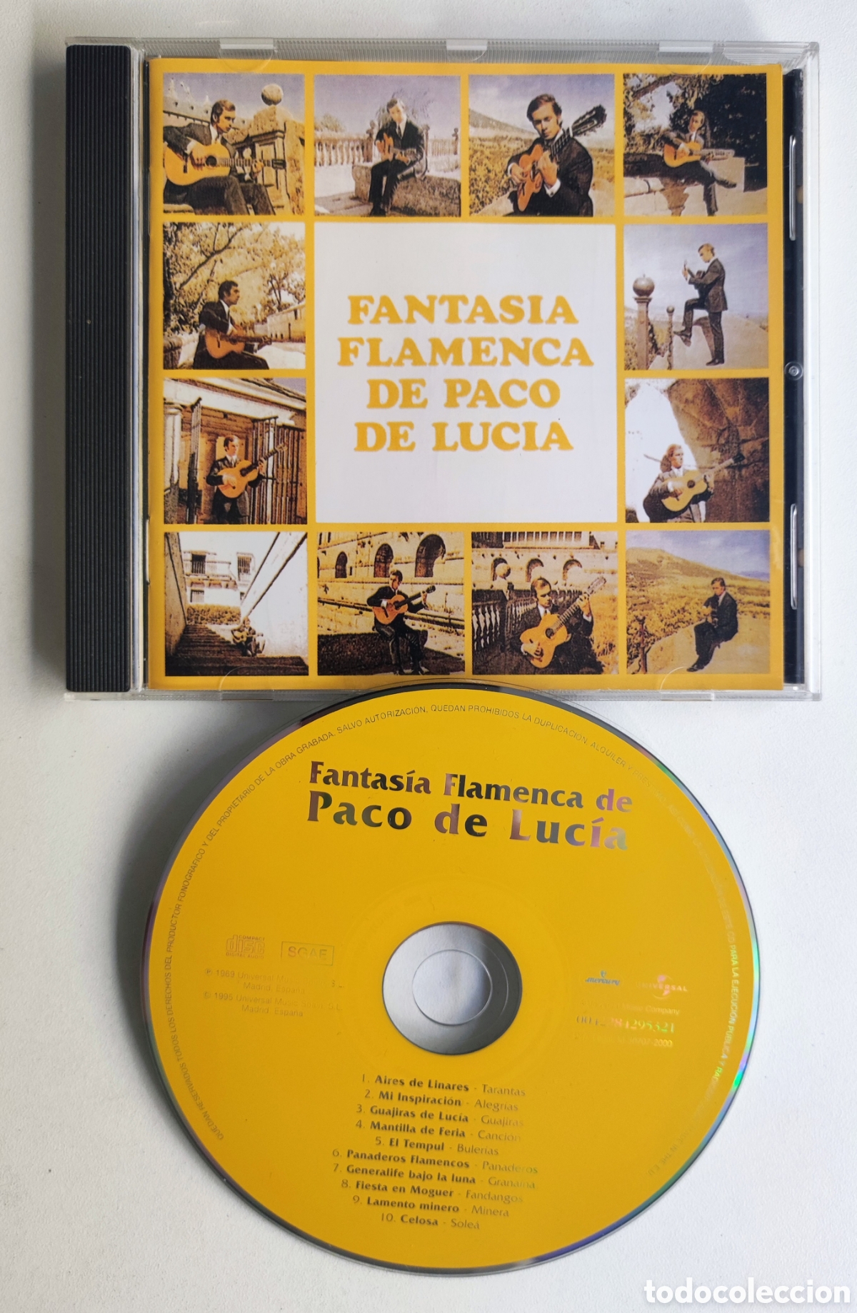 CDs de m&uacute;sica: PACO DE LUC&Iacute;A - FANTAS&Iacute;A FLAMENCA / 2&deg; ALBUM SOLISTA 1969 - UNIVERSAL MUSIC SPAIN