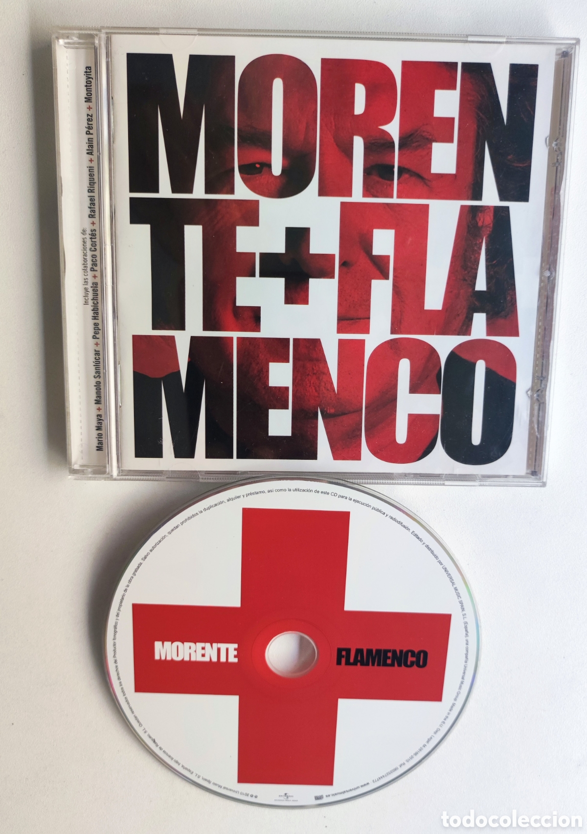 CDs de m&uacute;sica: MORENTE + FLAMENCO / M. SANL&Uacute;CAR, R.RIQUENI, PEPE HABICHUELA, ALA&Iacute;N P&Eacute;REZ... CD 2010 UNIVERSAL MUSIC