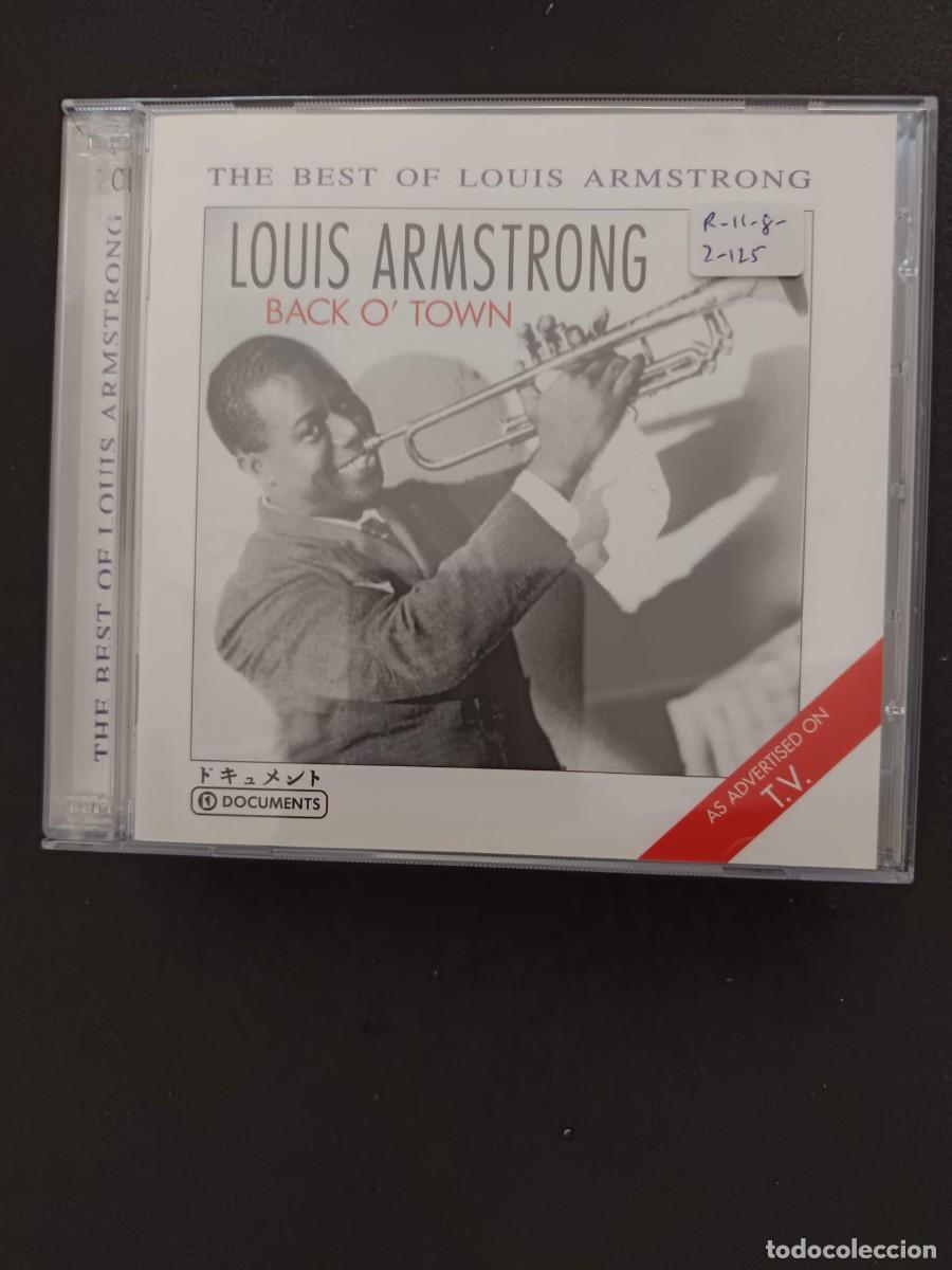 CDs de m&uacute;sica: 2 CD. THE BEST OF LOUIS ARMSTRONG. BACK O'TOWN