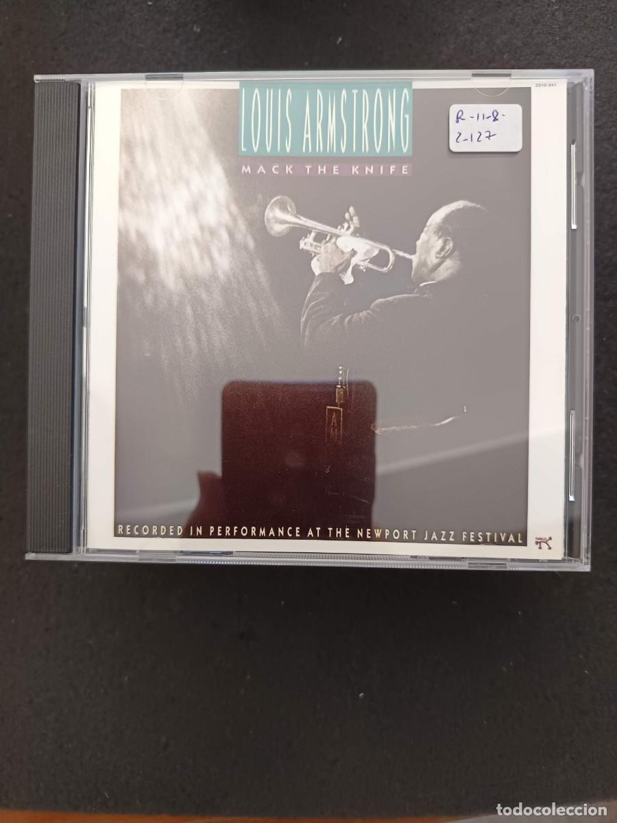 CDs de m&uacute;sica: LOUIS ARMSTRONG. MACK THE KNIFE. RECORDED IN PERFORMANCE AT THE NEWPORT JAZZ FESTIVAL