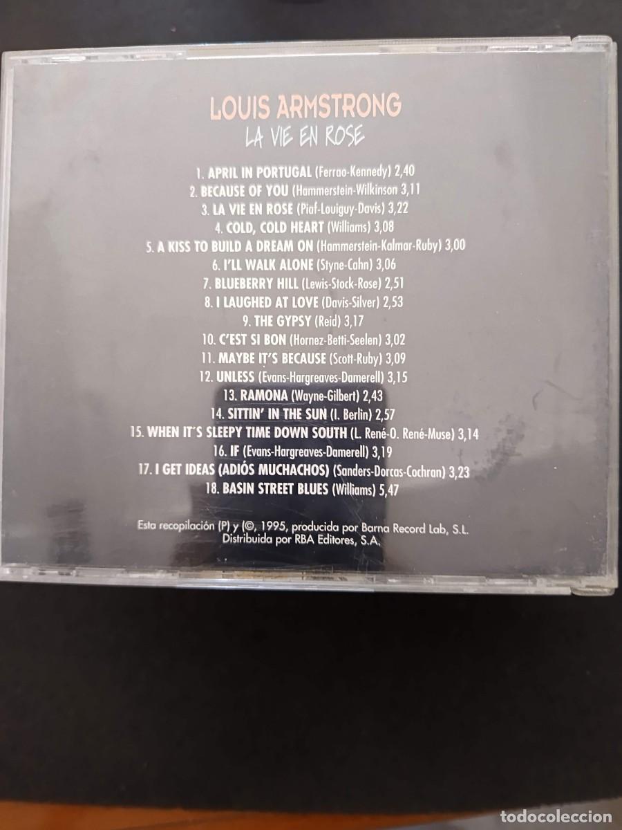 CDs de m&uacute;sica: LOUIS ARMSTRONG: LA VIE EN ROSE - Foto 2