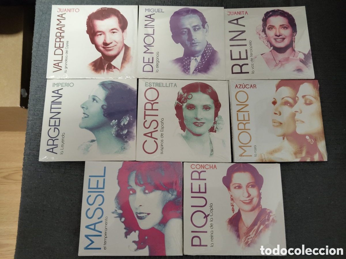 CDs de m&uacute;sica: Lote 8 CD's canci&oacute;n Espa&ntilde;ola Todos cerrados