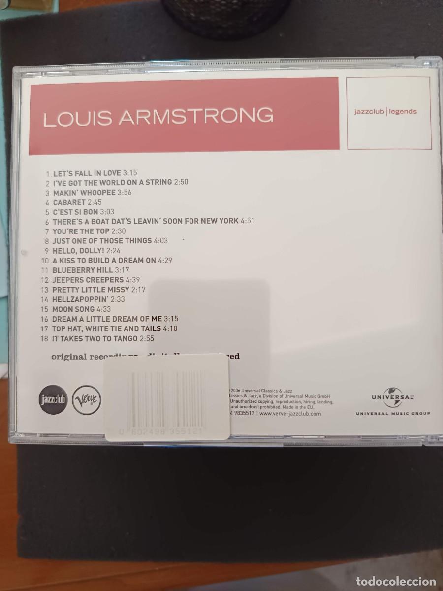 CDs de m&uacute;sica: LOUIS ARMSTRONG. LETS FALL IN LOVE - Foto 2