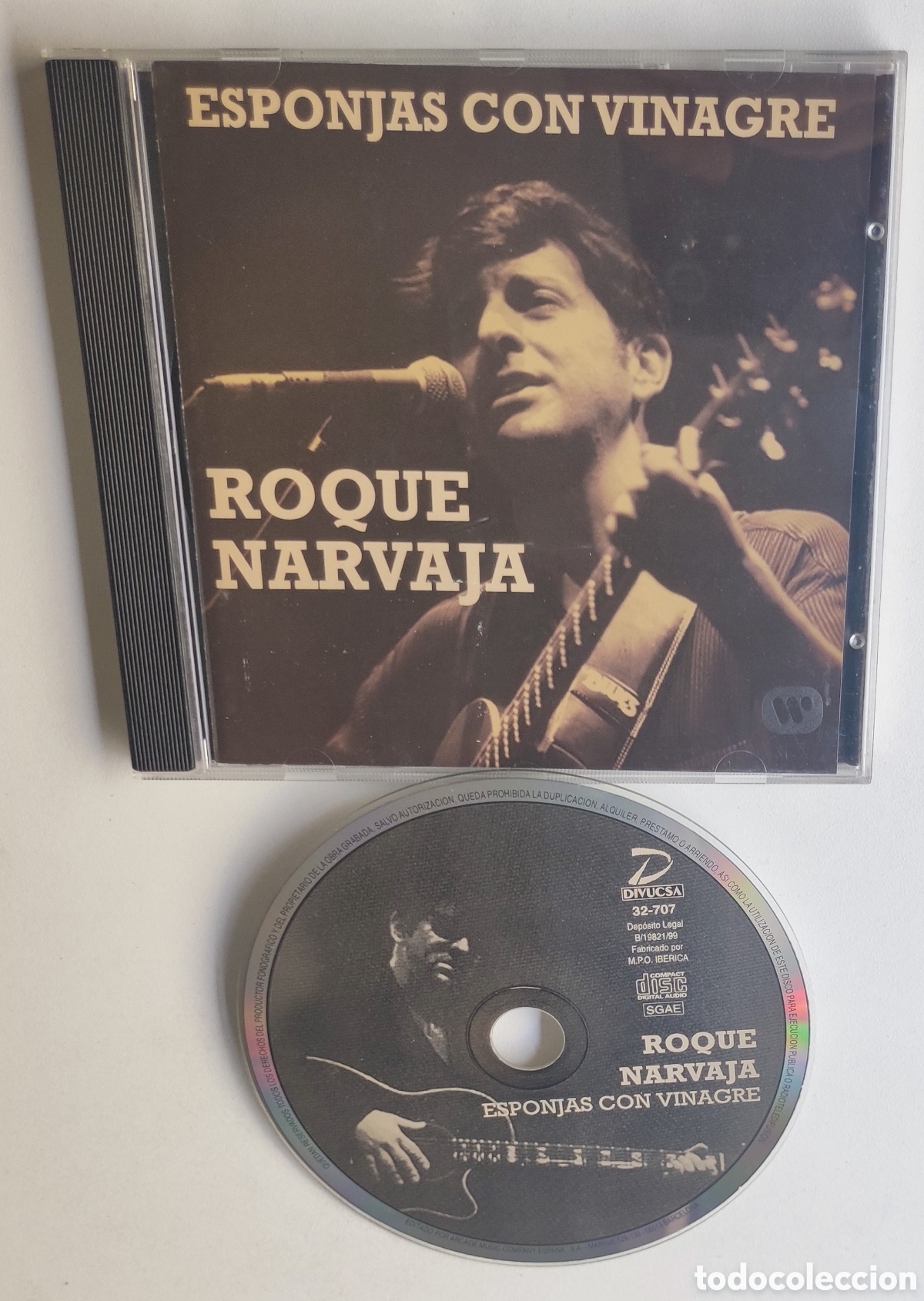 CDs de m&uacute;sica: ROQUE NARVAJA - ESPONJAS CON VINAGRE / CD 1999 ARCADE MUSIC