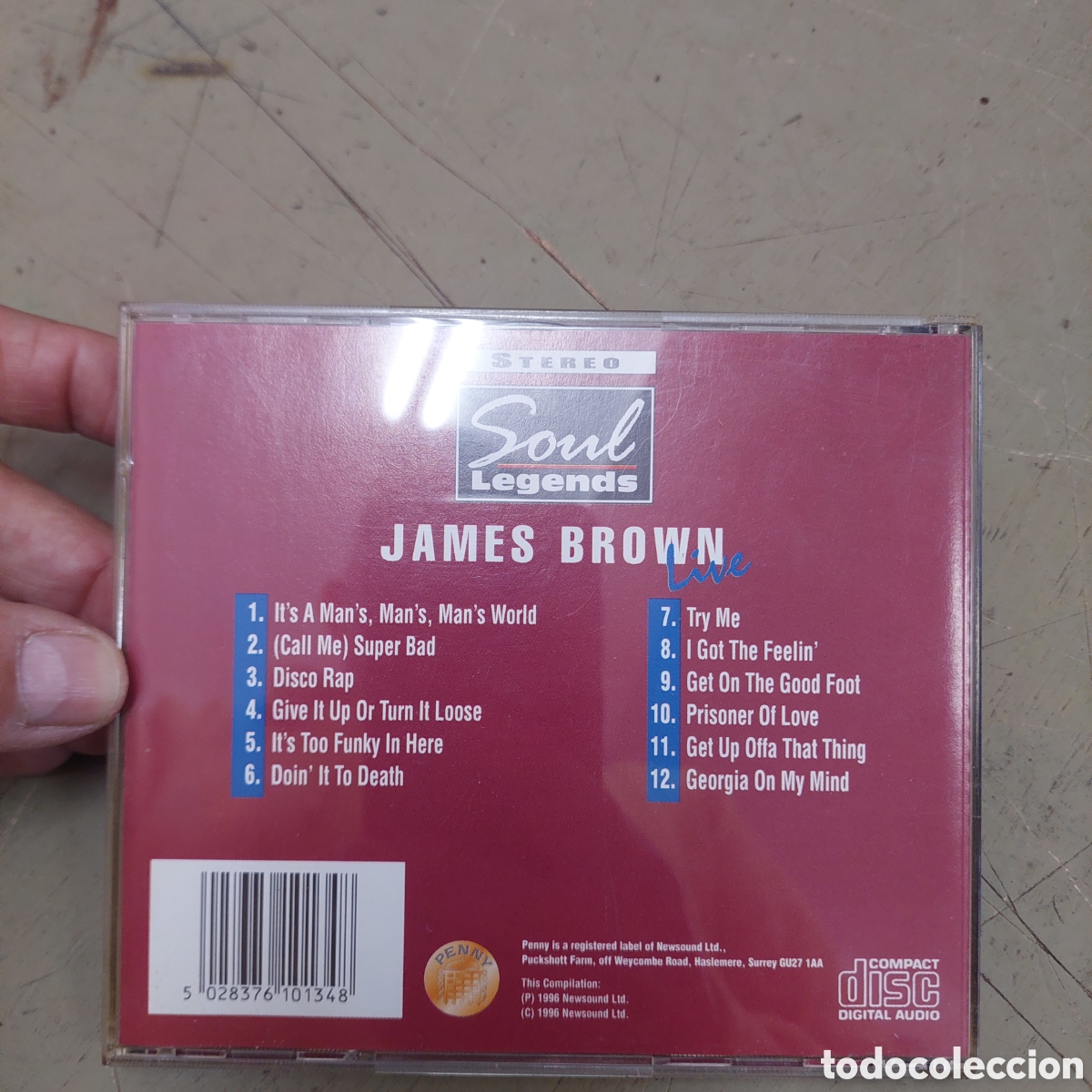 CDs de m&uacute;sica: CD James Brown. Live. - Foto 2
