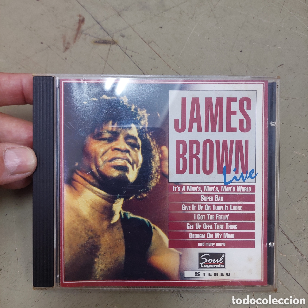 CDs de m&uacute;sica: CD James Brown. Live.