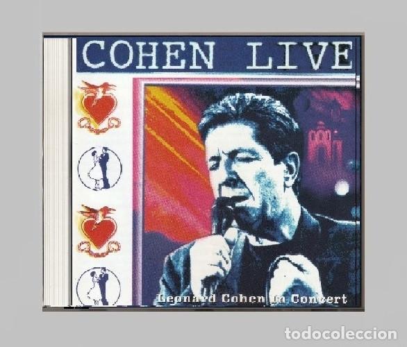 CDs de m&uacute;sica: �G710 - LEONARD COHEN. LIVE. IN CONCERT. CD.