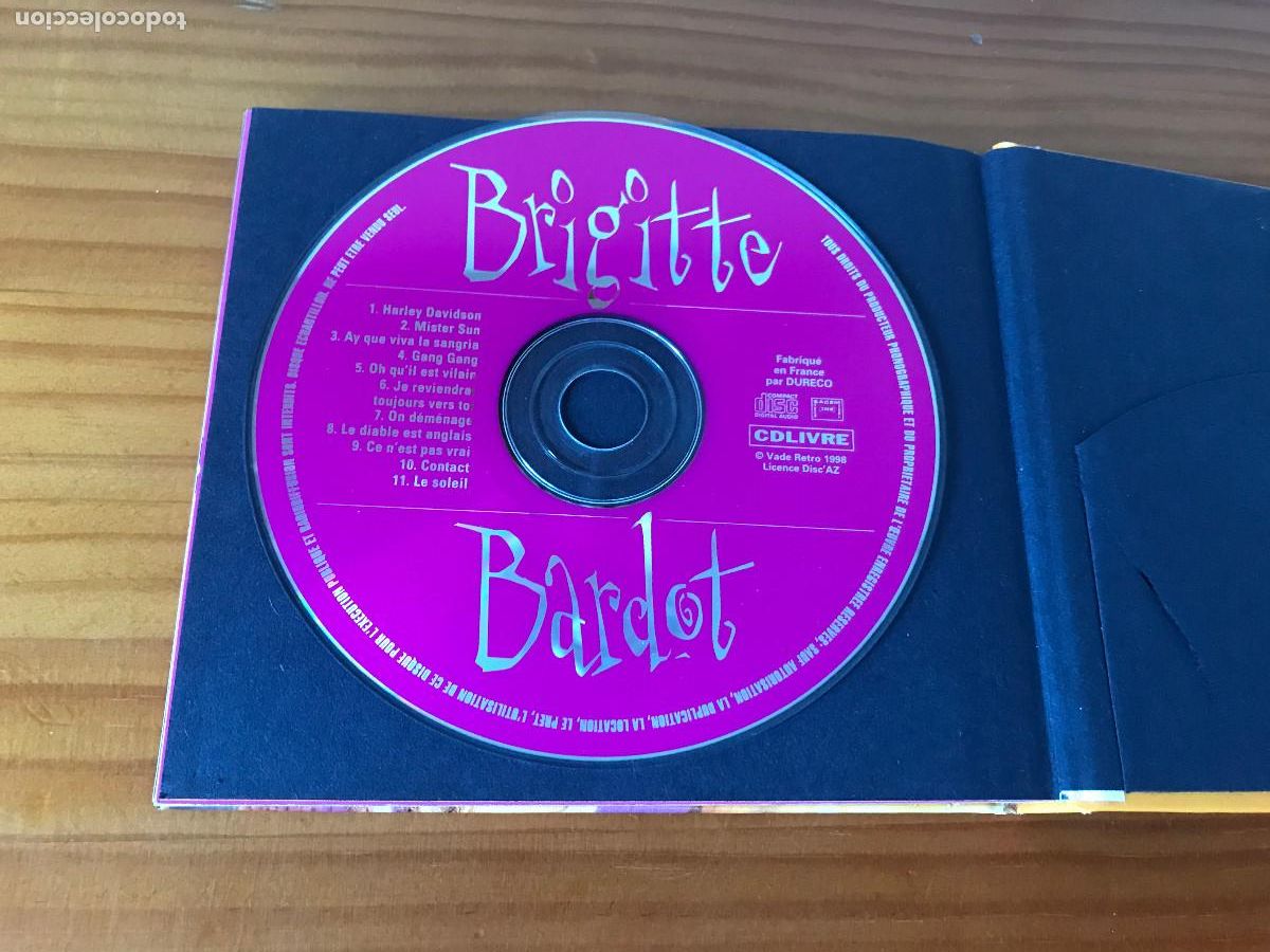 CDs de m&uacute;sica: Brigitte Bardot. CD libro. Vade Retro. - Foto 9