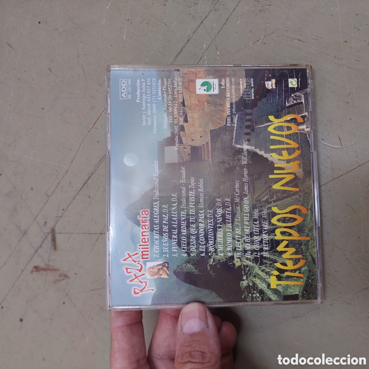 CDs de m&uacute;sica: CD Tiempos Nuevos.Raza Mi - Foto 2