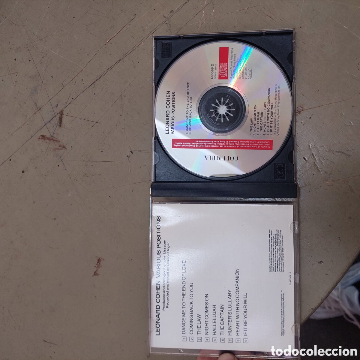 CDs de m&uacute;sica: CD Leonard Cohen.1984. - Foto 5