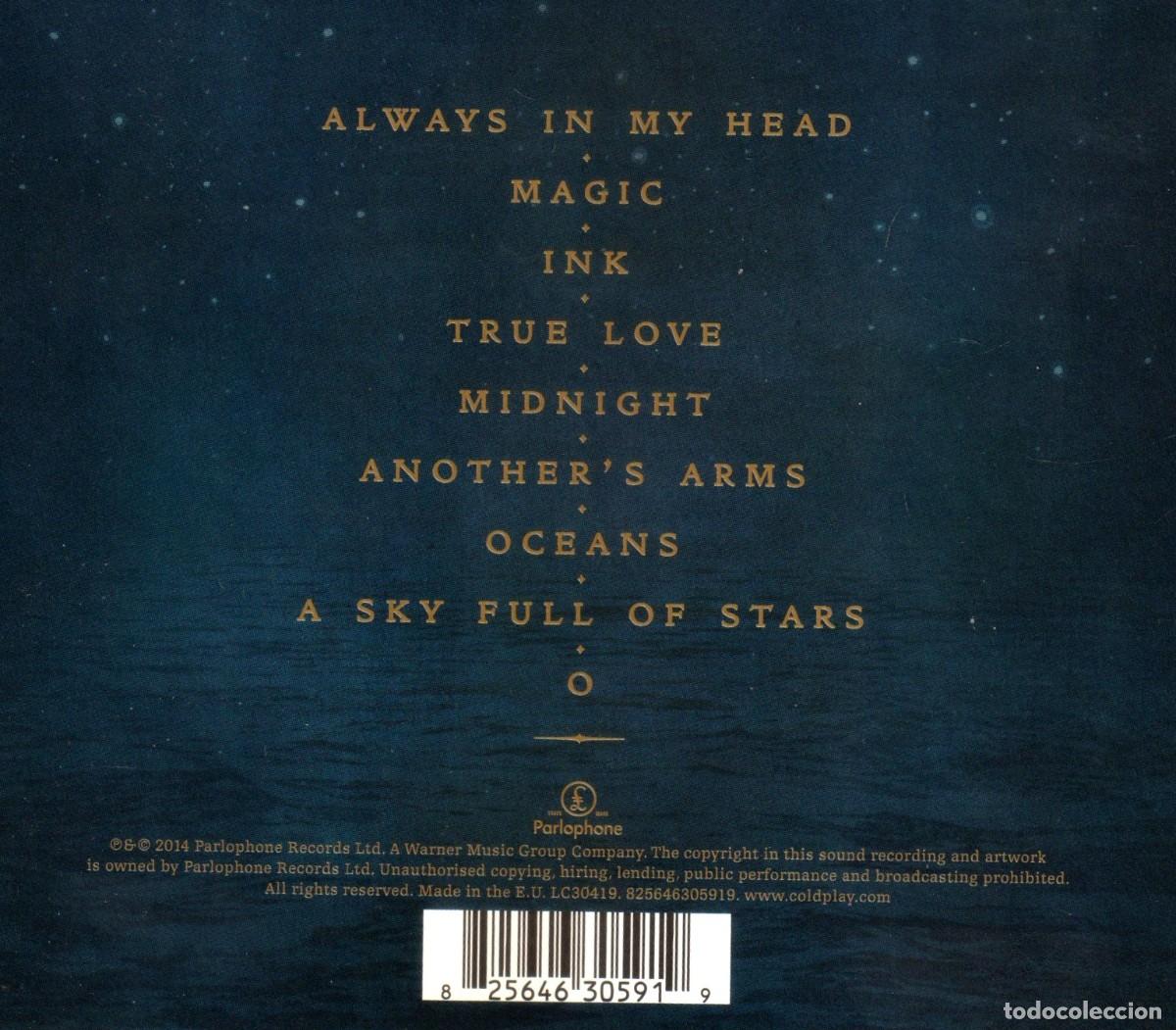 CDs de m&uacute;sica: COLDPLAY. GHOST STORIES. CD. - Foto 2